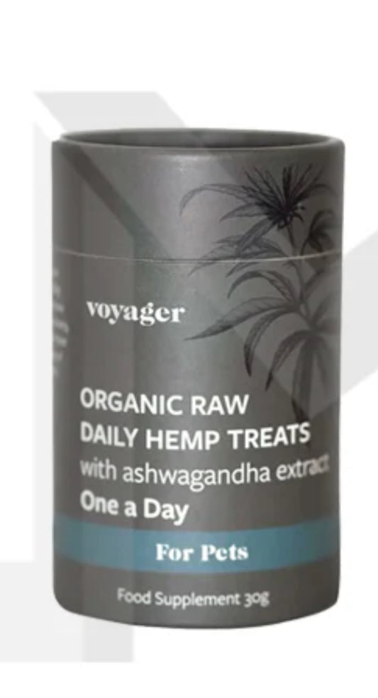 Voyager Organic Raw Daily Hemp Treats - 30g